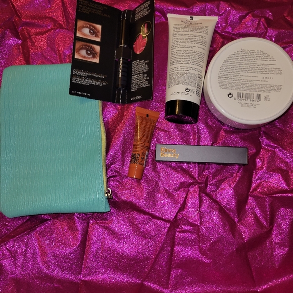 PERLIER BODY BALM & HAND CRM Lot w/ IPSY Cosmetic Bag, Lip Gloss & 2Travel Minis - Picture 8 of 8